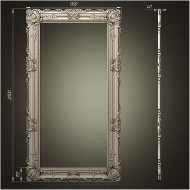 Mirrors and frames (RM_1055) 3D model for CNC machine