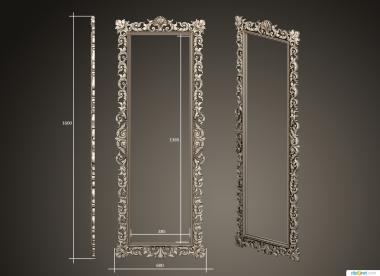 Mirrors and frames (RM_1067) 3D model for CNC machine