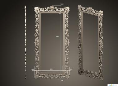 Mirrors and frames (RM_1069) 3D model for CNC machine
