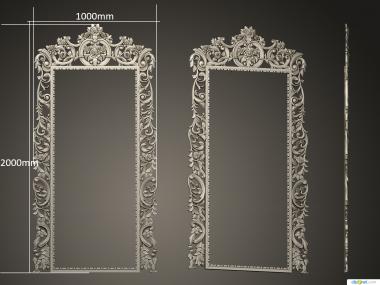 Mirrors and frames (RM_1084) 3D model for CNC machine