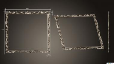 Mirrors and frames (RM_1086) 3D model for CNC machine