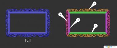 نموذج ثلاثي الأبعاد لآلة CNC المرايا والإطارات 