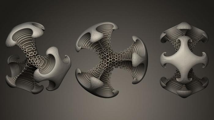 Geometric shapes (SHPGM_0084) 3D model for CNC machine
