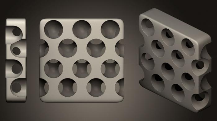 Geometric shapes (SHPGM_0172) 3D model for CNC machine