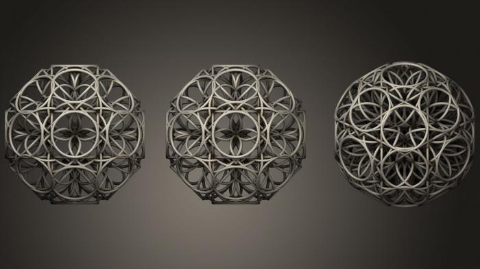 نموذج ثلاثي الأبعاد لآلة CNC الأشكال الهندسية ألفا كينج للإشعاع