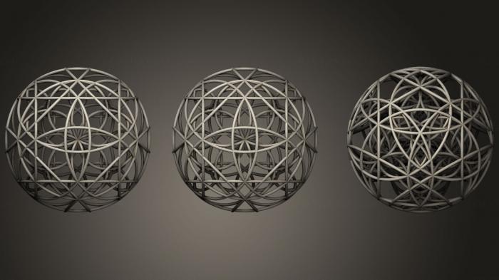 Geometric shapes (SHPGM_0354) 3D model for CNC machine