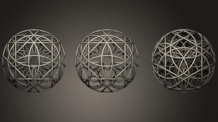 نموذج ثلاثي الأبعاد لآلة CNC الأشكال الهندسية الظلام الأرض أنثى 3D