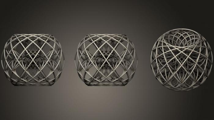 نموذج ثلاثي الأبعاد لآلة CNC الأشكال الهندسية إشعاع البيض الداخلي 4d Evo 2x
