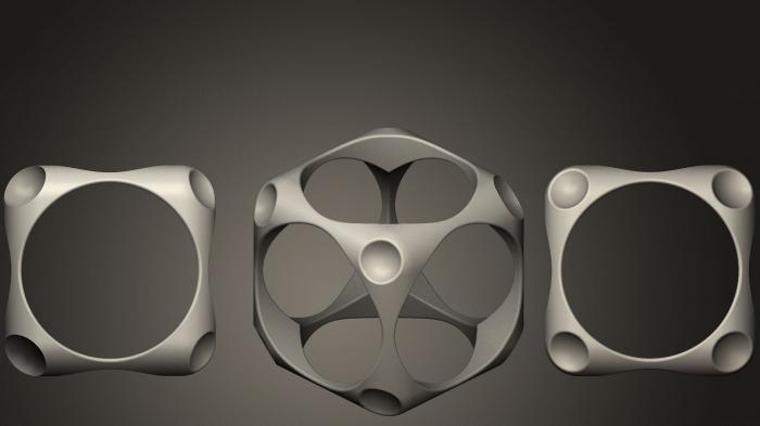 Geometric shapes (SHPGM_0697) 3D model for CNC machine