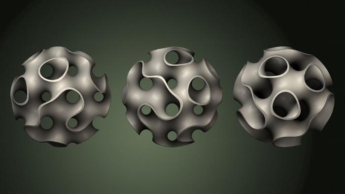 Geometric shapes (SHPGM_0903) 3D model for CNC machine