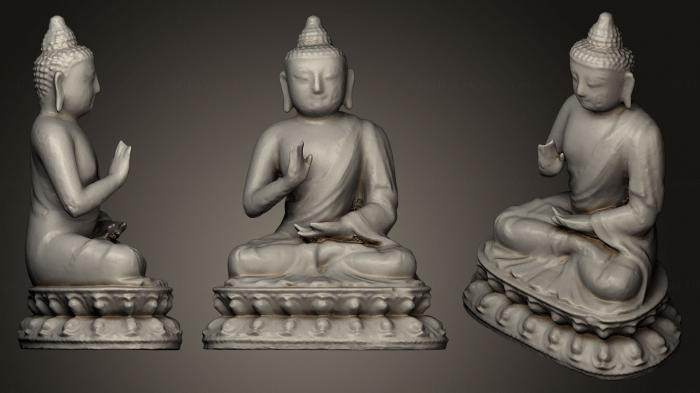 Buddha figurines (STKBD_0047) 3D model for CNC machine