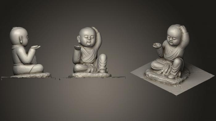 نموذج ثلاثي الأبعاد لآلة CNC تماثيل بوذا تمثال معبد أوكلاند البوذي 01