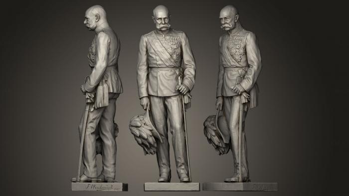 Statues of famous people (STKC_0051) 3D model for CNC machine