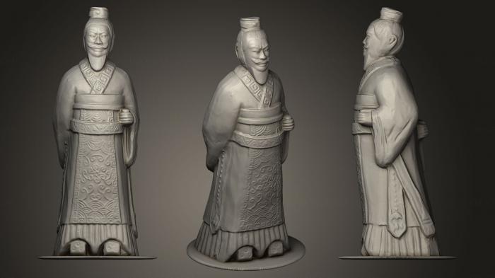 Figurines Chinese and Japanese (STKCH_0008) 3D model for CNC machine