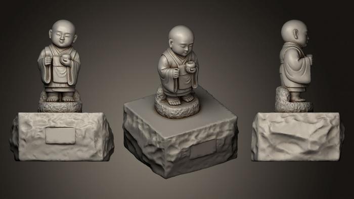Figurines Chinese and Japanese (STKCH_0025) 3D model for CNC machine