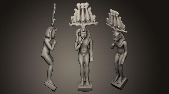 Egyptian statues and reliefs (STKE_0041) 3D model for CNC machine