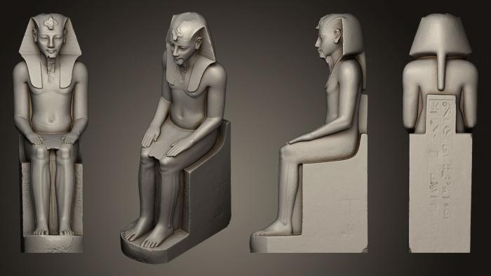 Egyptian statues and reliefs (STKE_0058) 3D model for CNC machine