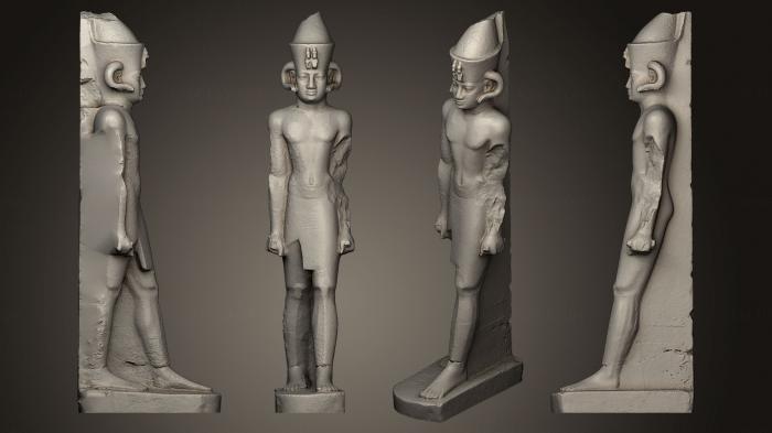 Egyptian statues and reliefs (STKE_0061) 3D model for CNC machine