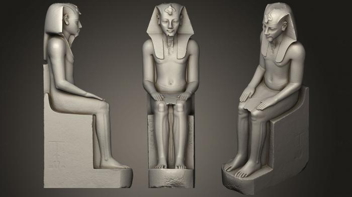 Egyptian statues and reliefs (STKE_0089) 3D model for CNC machine