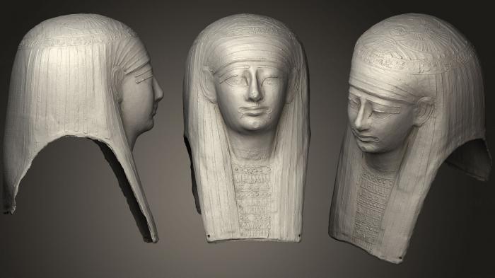 Egyptian statues and reliefs (STKE_0092) 3D model for CNC machine