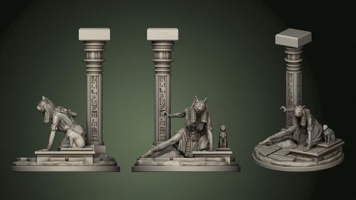 Egyptian statues and reliefs (STKE_0097) 3D model for CNC machine