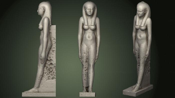 Egyptian statues and reliefs (STKE_0098) 3D model for CNC machine