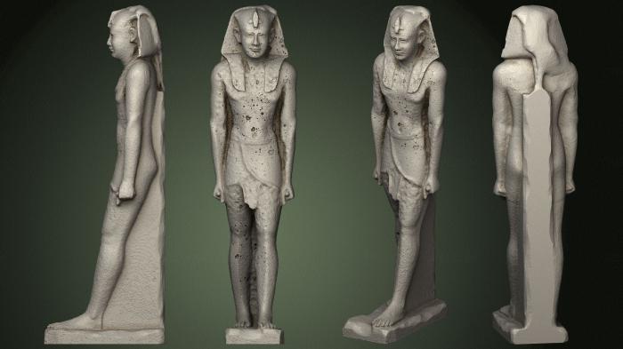 Egyptian statues and reliefs (STKE_0103) 3D model for CNC machine