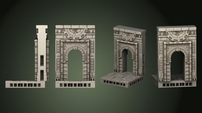 Egyptian statues and reliefs (STKE_0114) 3D model for CNC machine