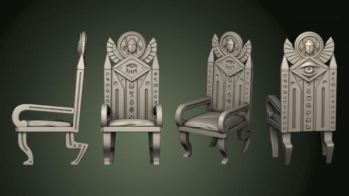 Egyptian statues and reliefs (STKE_0130) 3D model for CNC machine