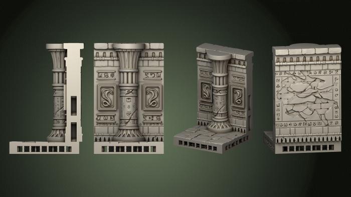 Egyptian statues and reliefs (STKE_0135) 3D model for CNC machine