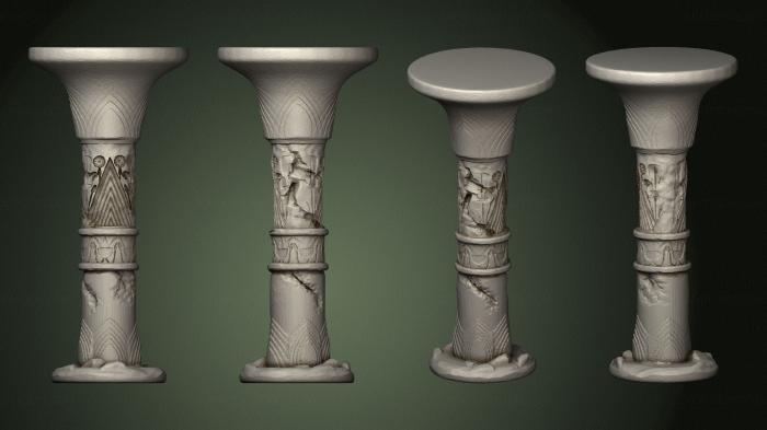 Egyptian statues and reliefs (STKE_0136) 3D model for CNC machine