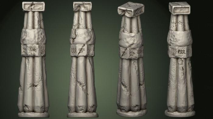 Egyptian statues and reliefs (STKE_0138) 3D model for CNC machine