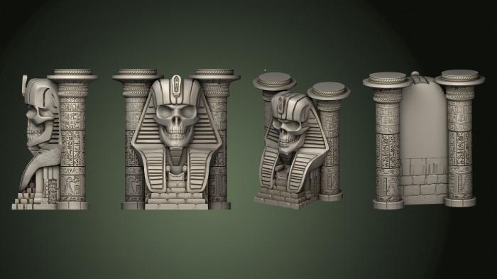 Egyptian statues and reliefs (STKE_0140) 3D model for CNC machine