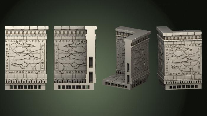 Egyptian statues and reliefs (STKE_0148) 3D model for CNC machine