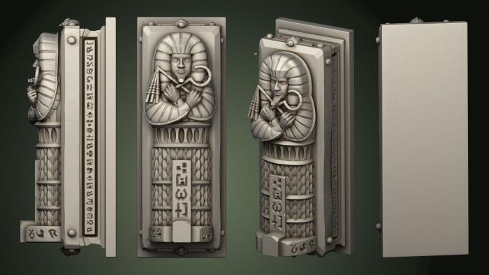 Egyptian statues and reliefs (STKE_0149) 3D model for CNC machine