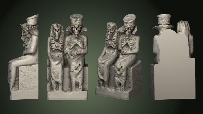 Egyptian statues and reliefs (STKE_0164) 3D model for CNC machine