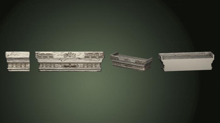 Egyptian statues and reliefs (STKE_0172) 3D model for CNC machine
