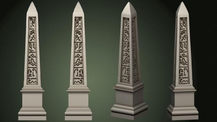 Egyptian statues and reliefs (STKE_0185) 3D model for CNC machine