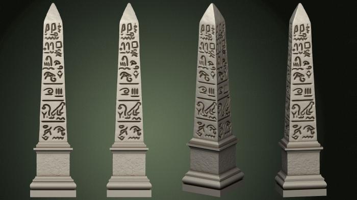 Egyptian statues and reliefs (STKE_0188) 3D model for CNC machine