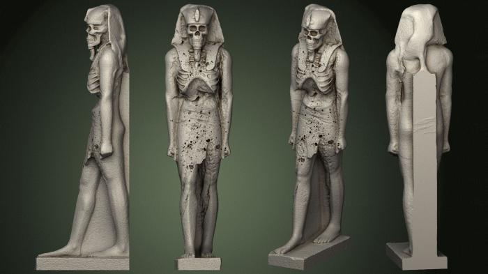 Egyptian statues and reliefs (STKE_0207) 3D model for CNC machine