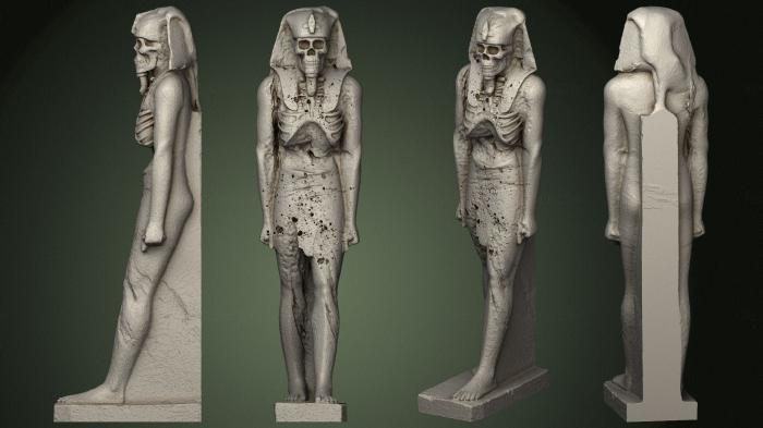 Egyptian statues and reliefs (STKE_0208) 3D model for CNC machine