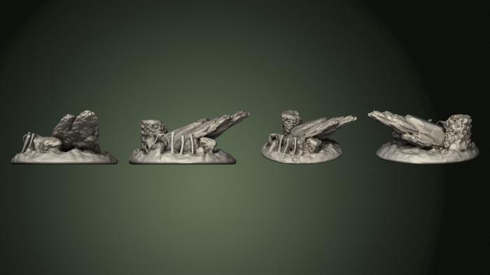 Egyptian statues and reliefs (STKE_0222) 3D model for CNC machine