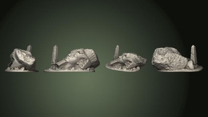 Egyptian statues and reliefs (STKE_0226) 3D model for CNC machine