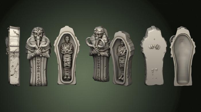 Egyptian statues and reliefs (STKE_0228) 3D model for CNC machine