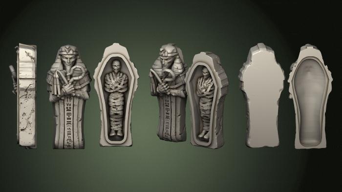 Egyptian statues and reliefs (STKE_0229) 3D model for CNC machine