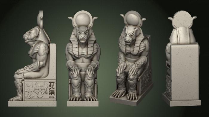 Egyptian statues and reliefs (STKE_0235) 3D model for CNC machine
