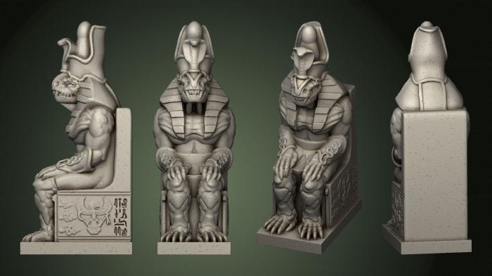 Egyptian statues and reliefs (STKE_0236) 3D model for CNC machine