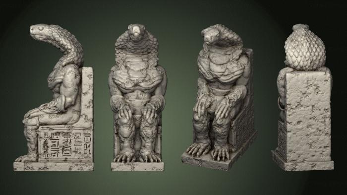 Egyptian statues and reliefs (STKE_0237) 3D model for CNC machine