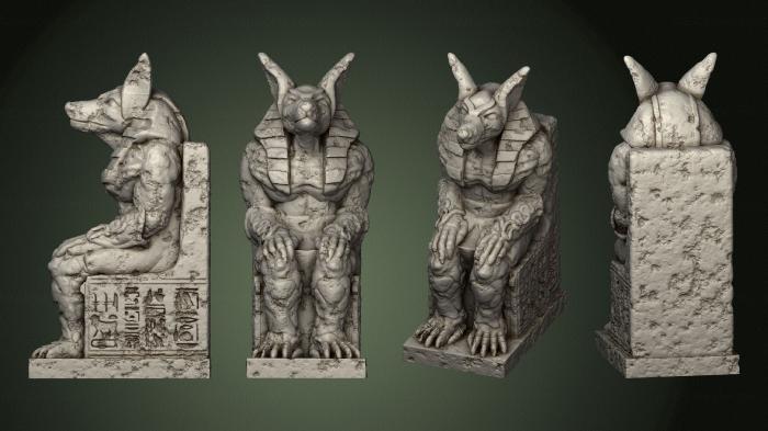 Egyptian statues and reliefs (STKE_0239) 3D model for CNC machine