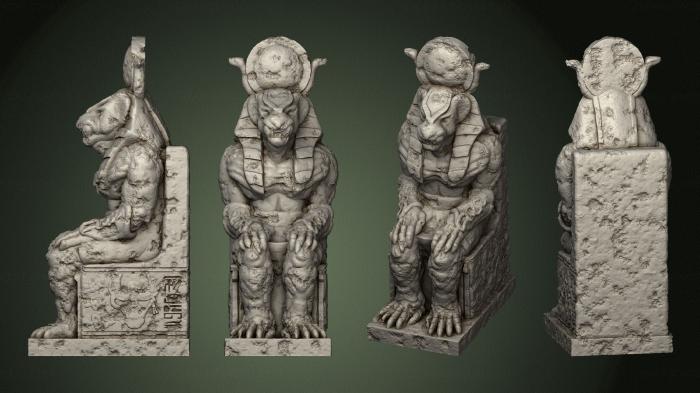Egyptian statues and reliefs (STKE_0240) 3D model for CNC machine
